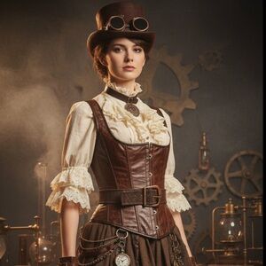 Belt Cooper Tone Metal Mesh Steampunk Grommet Belt  36 unisex grunge costume